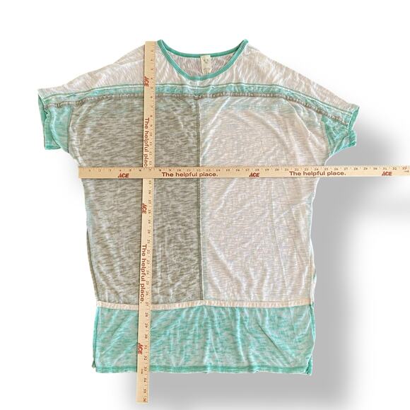 Free People We The Free Charleston Color Block Oversized‎ Tunic Womens Size S - Picture 3 of 9